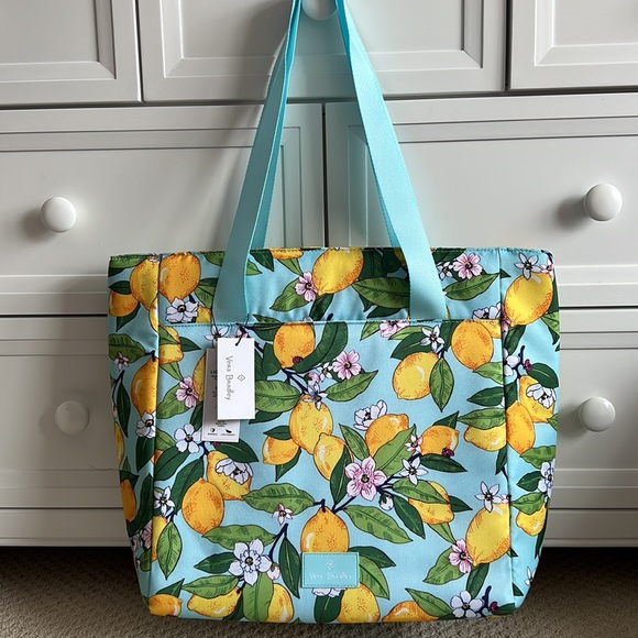 Vera Bradley Lighten Up Large Cooler Bag Lemon Grove - Picture 6 of 9